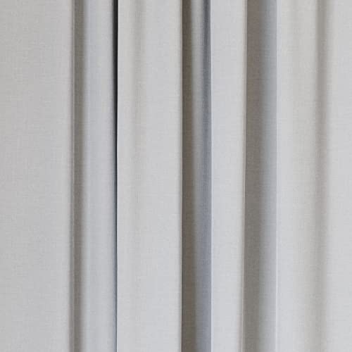 Umbra Twilight Verdunklungsvorhänge 132x160cm, Blickdichte Gardinen mit Kräuselband für Raumabdunklung, 2er-Set, Grau von Umbra