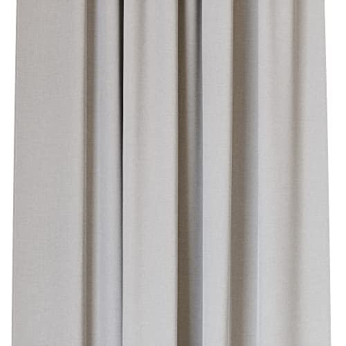 Umbra Twilight Verdunklungsvorhänge 132x213cm, Blickdichte Gardinen mit Kräuselband für Raumabdunklung, 2er-Set, Grau von Umbra