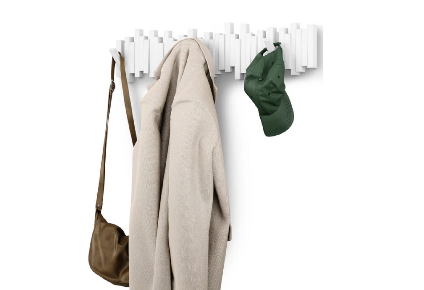 Umbra Wandgarderobe Sticks Multi Hook weiß von Umbra