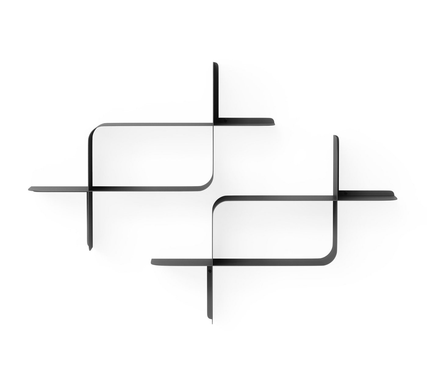 Umbra Wandregal shelf montage wandregal schweberegal metall 2er se von Umbra