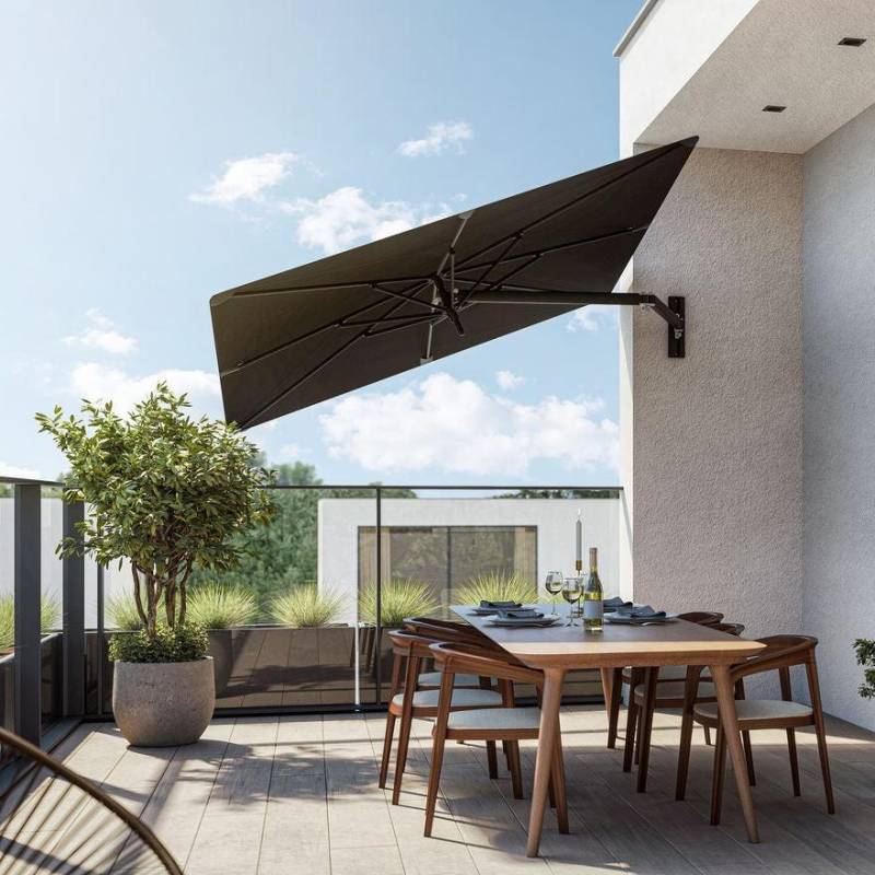 Umbrosa I Paraflex UX Wandsonnenschirm Full Black Umbrosa I Paraflex UX Wandsonnenschirm Full Black von Umbrosa