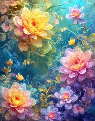 Umfarvt Fantasie-Blume Diamond Painting Erwachsene set DIY Round Vollbohrer 70x90cm,5D Diamant Painting Bilder für Erwachsene,Strass Stickerei Leinwand painting set,Wanddeko Geschenk Umfarvt Fantasie-Blume Diamond Painting Erwachsene set DIY Round Vollbohrer 70x90cm,5D Diamant Painting Bilder für Erwachsene,Strass Stickerei Leinwand painting set,Wanddeko Geschenk von Umfarvt