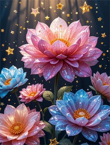 Umfarvt Stern Glitzer Blumen Diamond Painting Erwachsene set DIY Square Vollbohrer 90x110cm,5D Diamant Painting Bilder für Erwachsene,Strass Stickerei Leinwand painting set,Wanddeko Geschenk Umfarvt Stern Glitzer Blumen Diamond Painting Erwachsene set DIY Square Vollbohrer 90x110cm,5D Diamant Painting Bilder für Erwachsene,Strass Stickerei Leinwand painting set,Wanddeko Geschenk von Umfarvt