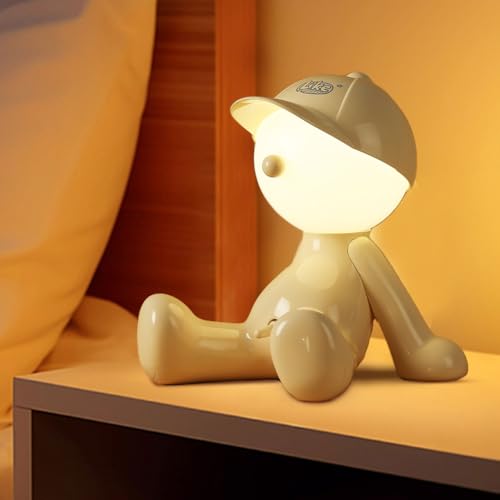 Umikk Kreative Lampe A Little Shy Man, Lustiges Led Tischleuchte, Schüchterner Mann-Lampe, Kreative Tischlampe Mit Schirm, Romantische LED Nachttischlampe Schlafzimmerlampe (Gelb (USB-Plug-in-Modell)) Umikk Kreative Lampe A Little Shy Man, Lustiges Led Tischleuchte, Schüchterner Mann-Lampe, Kreative Tischlampe Mit Schirm, Romantische LED Nachttischlampe Schlafzimmerlampe (Gelb (USB-Plug-in-Modell)) von Umikk