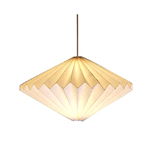 Umikk Origami Design Papier Lampenschirm, Nordische Kreativpapier Lampenschirm Deko Papier Laterne Deckenlampen Shade, Moderner Lampen Schirm Rund für Hängelampe von Umikk