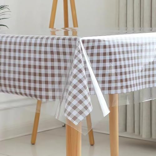 Durchsichtige Tischdecke, Umllpet Tischfolie Transparent, PVC Durchsichtige Tischschutz Tischdecke Folie Abwaschbar für Outdoor Garten Tischfolie, Schutzfolie für Möbel Tischschutzfolie 140x200cm Durchsichtige Tischdecke, Umllpet Tischfolie Transparent, PVC Durchsichtige Tischschutz Tischdecke Folie Abwaschbar für Outdoor Garten Tischfolie, Schutzfolie für Möbel Tischschutzfolie 140x200cm von Umllpet