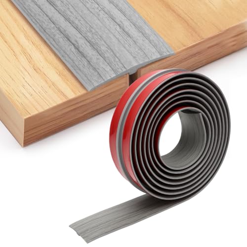 Übergangsprofil 5×300cm, T Profil Übergangsleiste Selbstklebender Türschwellen Leiste PVC Flache Spaltabdeckung für Türschwellen und Verbindungsböden von Laminatdielenfliesen, Bodenprofil Zierleiste Übergangsprofil 5×300cm, T Profil Übergangsleiste Selbstklebender Türschwellen Leiste PVC Flache Spaltabdeckung für Türschwellen und Verbindungsböden von Laminatdielenfliesen, Bodenprofil Zierleiste von Umllpet