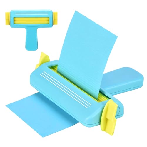 Umllpet Paper Crimper Werkzeug für Quilling & Scrapbooking, Wellpappenmaschine Papier Welle Shaper DIY Werkzeug für Kartonbögen, Texturpapier & Kunsthandwerk (Blau) von Umllpet