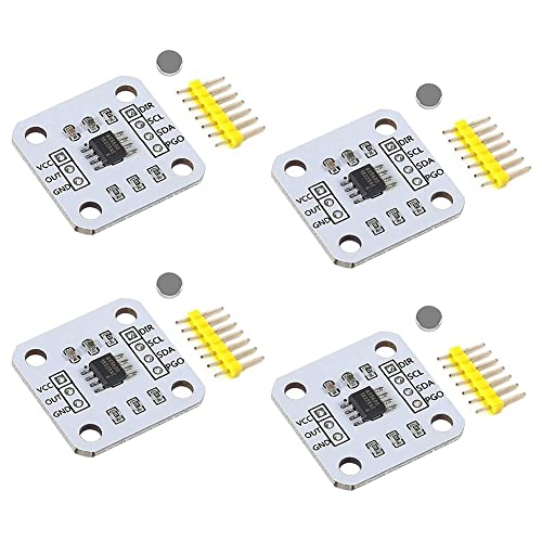 Umwhcw 4 StüCk AS5600 Magnetischer Encoder Magnetische Induktion Messung Sensor Module 12Bit Hohe PräZision von Umwhcw