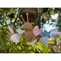 Glühwürmchen "Lumi" 3D-Druck Mit Led-Licht Im Popo - Süsse Deko Zum Aufhängen Für Garten, Balkon & Kinderzimmer Geschenk Viele Farben von UnVergleichlichesDE