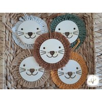 Makramee Löwe Lion Schild Handmade Verschiedene Farben Makramee Löwe Lion Schild Handmade Verschiedene Farben von UnVergleichlichesDE