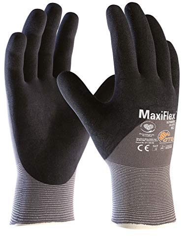 (12 Paar) ATG Handschuhe 34-875 Montagehandschuhe MaxiFlex Ultimate 12 x grau/schwarz 7 von Unbekannt