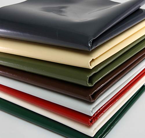 ANKO PLANEN LKW PVC Plane 610g/m², Meterware ohne Ösen - Wetterfest und Reißfest - Matte Abdeckplane für Sommer und Winter (3m x 4m, Beige RAL1014) von Unbekannt