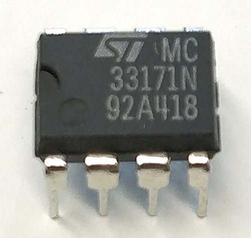 10 Stück MC33171N LOW POWER SINGLE BIPOLAR OPERATIONAL AMPLIFIER | Erweiterter Temperaturbereich -40°C bis +105°C | DIP8 Gehäuse von Unbekannt