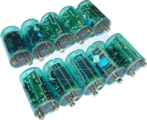10 Stück Schnellstarter, Sofortstarter für Neonröhren, elektronisch, 4-125Watt von Unbekannt