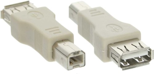 10 Stück USB 2.0 Adapter, InLine®, Buchse A auf Stecker B von Unbekannt