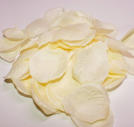 100 Rosenblätter - Creme - Deko für Hochzeit, Taufe & Co von Unbekannt