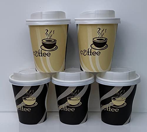 Ol-Gastro-Bedarf 100 Top Hartpapier 200 ml Coffee to go Becher Pappbecher Kaffeebecher mit Deckel TOP von Artist Unknown