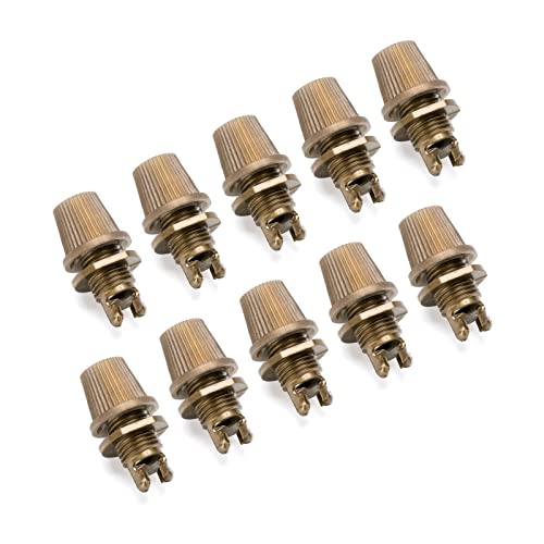 10x Klemmnippel Zugentlastung M10x1 gold für Kabel Leuchten Lampen Zugentlaster von ORION LIGHTSTYLE