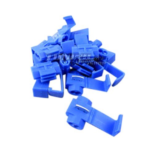10x Stromdiebe Abzweigverteiler Lüsterklemmen Verteiler 0,75 - 2,5 mm² = BLAU von Unbekannt