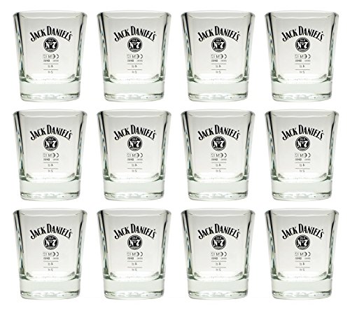 12 Jack Daniels Whisky Tumbler - original Gläser Set von Jack Daniel's