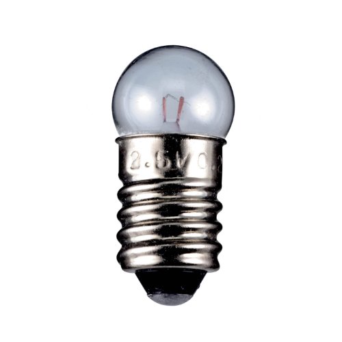 20 Stück Kugelförmige Lampe E10, 11.5x24mm 6V 0.40A 2.40W von Unbekannt