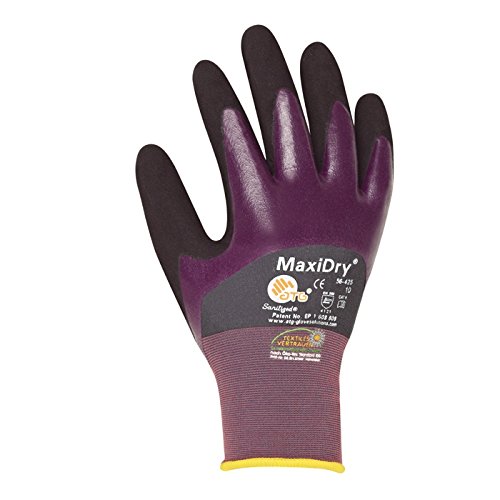 24 Paar - MaxiDry®, Nitril-Handschuhe, 3/4 beschichtet - ATG® - 2372 - Größe 10 von Unbekannt
