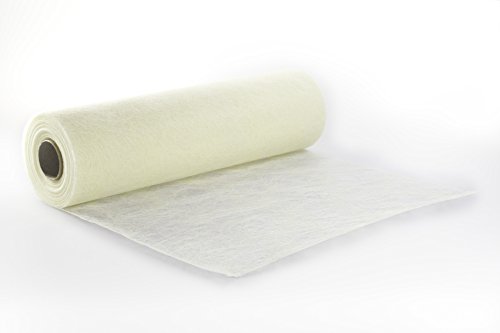 25 m x 30 cm Sizoflor® Vlies Original Tischband Tischläufer Creme für Hochzeit, Taufe. von Unbekannt