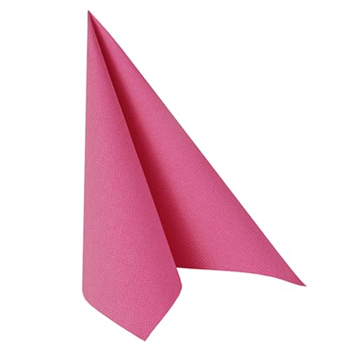 250 Servietten"ROYAL Collection" 1/4-Falz 40 cm x 40 cm fuchsia von Unbekannt