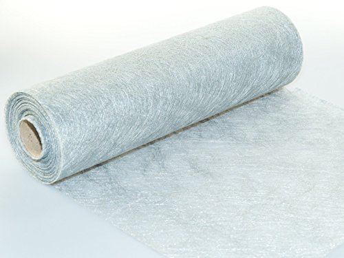 25m Sizoflor® Original Tischband Tischläufer 30cm, Farbe:Silber von Unbekannt