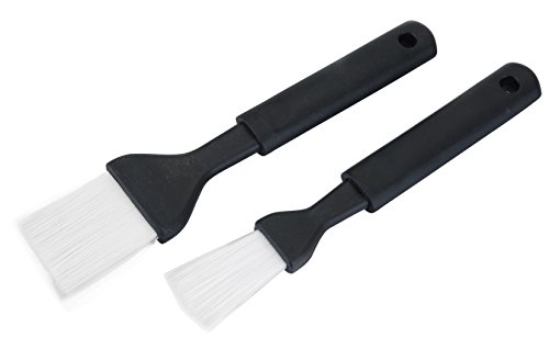 2er Set BBQ Pinsel / Grillpinsel / Küchenpinsel / Backpinsel aus Kunststoff, schmal und breit von Unbekannt