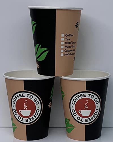 Ol-Gastro-Bedarf 300 Coffee to GO Becher 300 ml Kaffeebecher Pappbecher Coffeebecher Becher von OL-Gastro-Bedarf
