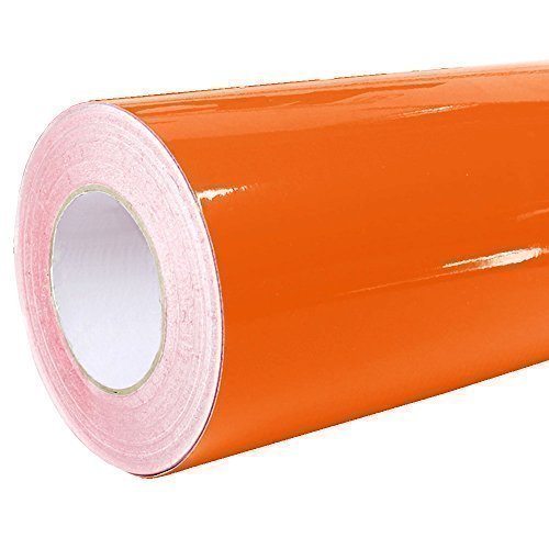 4,60€/m² Rapid Teck® Glanz Folie 034 Orange - Klebefolie - 5m x 126cm - Folie Selbstklebend - Plotterfolie - Auch als Moebelfolie von Unbekannt