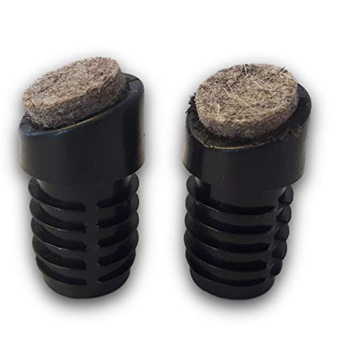4 St. Stuhlgleiter/Bodenschoner, schräg, mit Filz, für Rundrohre mit Wandstärke 1,5-2 mm, Rohraussenmaß 18 mm, Schräge 18-22° 4 St. Stuhlgleiter/Bodenschoner, schräg, mit Filz, für Rundrohre mit Wandstärke 1,5-2 mm, Rohraussenmaß 18 mm, Schräge 18-22° von Unbekannt
