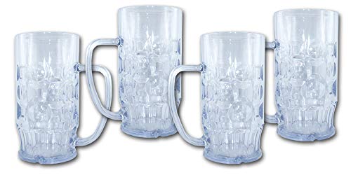 ORDENO Bierkrug 0,5l SAN Kunststoffglas 4er-Sparset von ORDENO