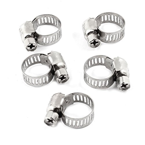 5 PCS Edelstahl 8 mm breit verstellbar 6–12 mm Schlauchschelle 5 PCS Edelstahl 8 mm breit verstellbar 6–12 mm Schlauchschelle von Unbekannt