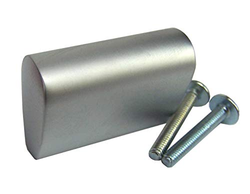 5 Stück Edelstahl Möbelgriffe, Edelstahlgriff 42x14x28. Lochabstand 31 mm. von Unbekannt