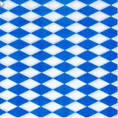 Unbekannt 500 Papier Servietten 1lg.1/4 Falz 33x33cm Bayrisch Blau Bayern Raute Oktoberfest Unbekannt 500 Papier Servietten 1lg.1/4 Falz 33x33cm Bayrisch Blau Bayern Raute Oktoberfest von Unbekannt