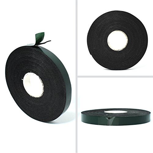 5m x 10mm x 1mm Doppelseitiges Klebeband Schwarz Schaumstoff Montageband Montageklebeband Rolle Auto Kfz von Unbekannt