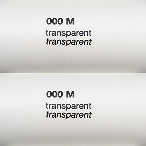 6,03€/m² Rapid Teck® Matt Folie - 000 Transparent klar- Klebefolie - 5m x 63cm - Folie Matt Plotterfolie - Klebefolie Selbstklebend - auch als Moebelfolie -Dekofolie von Unbekannt
