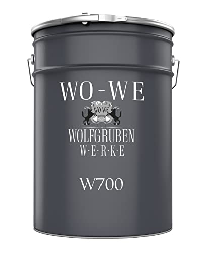 WO-WE Bodenfarbe Bodenbeschichtung Betonfarbe Fußbodenfarbe W700 Betongrau RAL 7023-10L von WO-WE