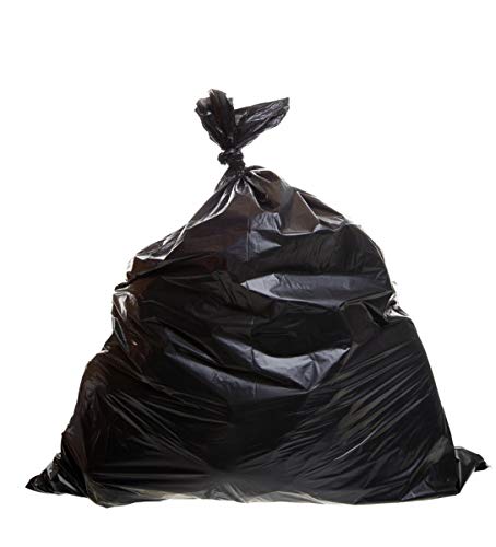 80 Stück Müllsäcke 160 Liter schwarz Müllsäcke 90 x 110 cm Müllsäcke stark 28 µm Müllbeutel (80) von PLAST