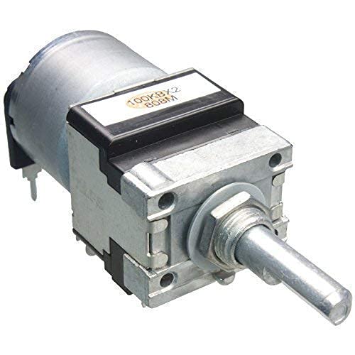 NasitosALPS 100K linear mit Motor Stereo RK16812MG Dreh-Poti 100KBx2 Ohm Drehpotentiometer Potentiometer Poti mit Motor motorisiert Motorpoti Motorpotentiometer RK16812MG099 NasitosALPS 100K linear mit Motor Stereo RK16812MG Dreh-Poti 100KBx2 Ohm Drehpotentiometer Potentiometer Poti mit Motor motorisiert Motorpoti Motorpotentiometer RK16812MG099 von Nasitos
