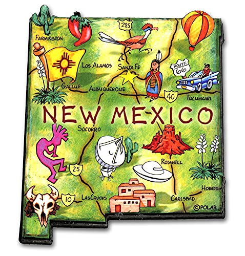 ARTWOOD MAGNET - NEW MEXICO STATE MAP by Classic Magnets ARTWOOD MAGNET - NEW MEXICO STATE MAP by Classic Magnets von Classic Magnets