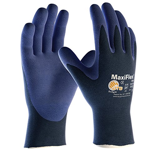 ATG Handschuhe 34-274 Montagehandschuhe MaxiFlex Elite blau/blau 9 (L) von ATG