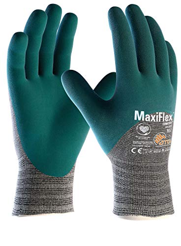ATG Handschuhe 34-925 Montagehandschuhe MaxiFlexComfort hellgrau/blau 10 von Unbekannt