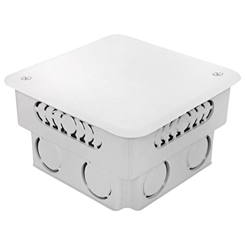 Abzweigdose, UP, mit weißem Deckel, Breite 100 mm x Länge 100 mm x Höhe 45 mm von Unbekannt