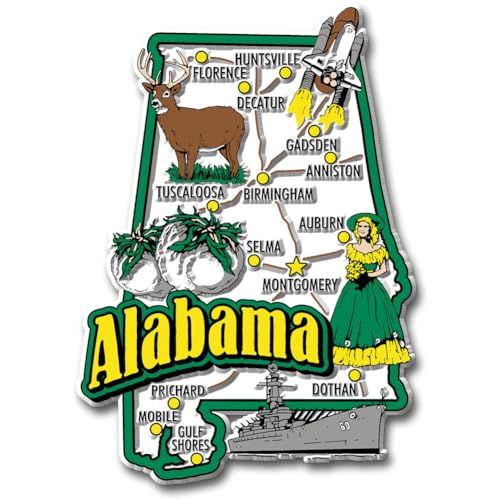 Alabama State Jumbo Map Magnet by Classic Magnets von Unbekannt