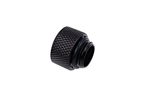 Alphacool 17254 Eiszapfen Verlängerung G1/4 AG auf G1/4 IG - Deep Black Wasserkühlung Anschlüsse von Alphacool