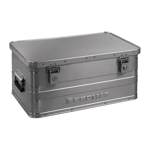 Unbekannt Aluminiumbox Alubox Lagerkiste Transportkiste Transportbox extra stabil und Robust (47 Liter) von Unbekannt